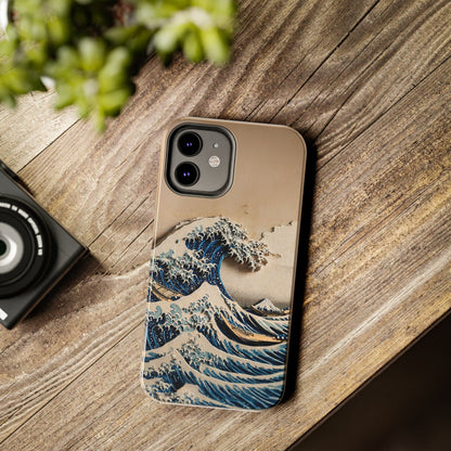Japanese Great Wave Phone Case | Hokusai Katsushika 3D Art | Edo Era Masterpiece | Fuji Mountain