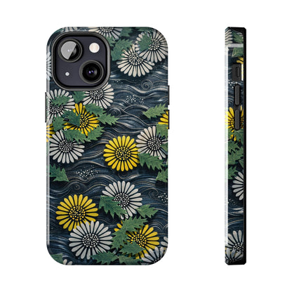 Japanese Dandelion Moonlight Tough Phone Case | Kamisaka Sekka 1901 | Meiji Era Art