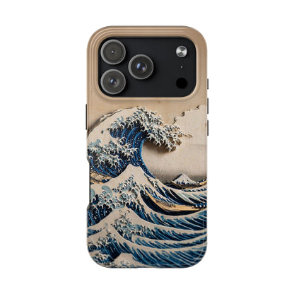 Japanese Great Wave Phone Case | Hokusai Katsushika 3D Art | Edo Era Masterpiece | Fuji Mountain