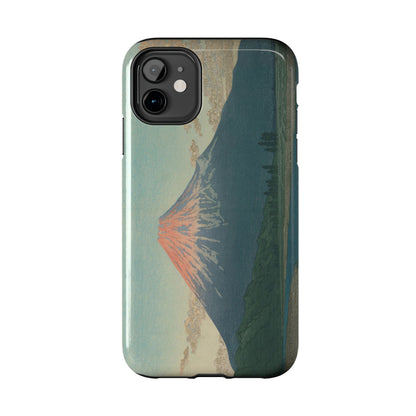 Red Fuji Japanese Ukiyo-e Phone Case - Hokusai Mount Fuji Art Cover