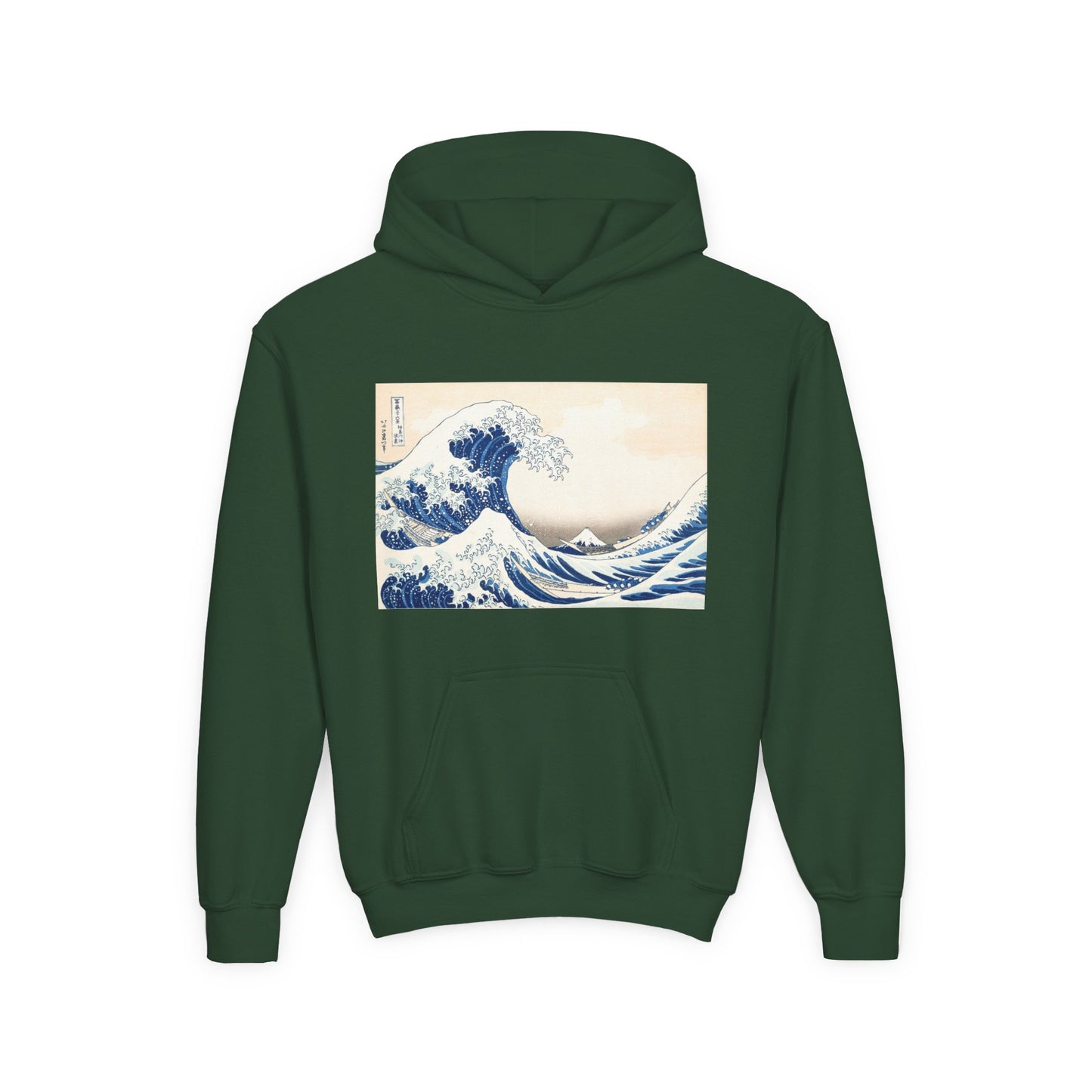 Great Wave off Kanagawa Kids Hoodie - Hokusai Japanese Art Youth Sweatshirt
