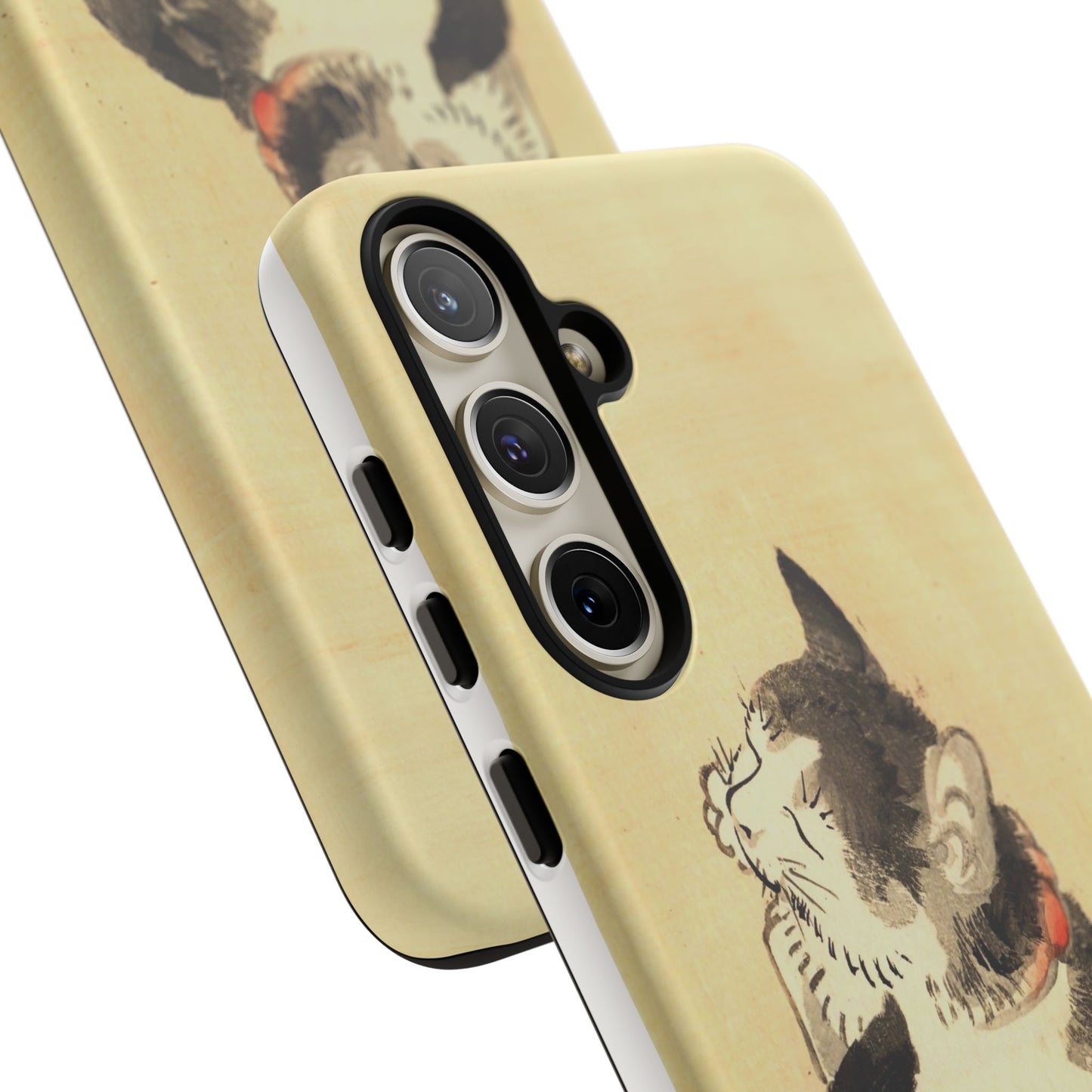 Sleeping Cat iPhone Case | Meiji Era Japanese Ink Painting | Ukiyo-e Art Phone Case | Vintage Japan Cat Gift