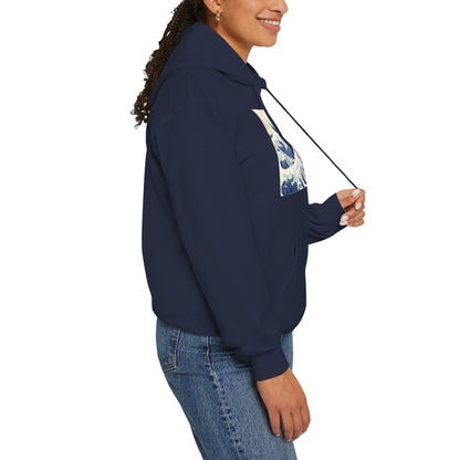 Great Wave off Kanagawa Hoodie - Hokusai Japanese Ukiyo-e Unisex Sweatshirt