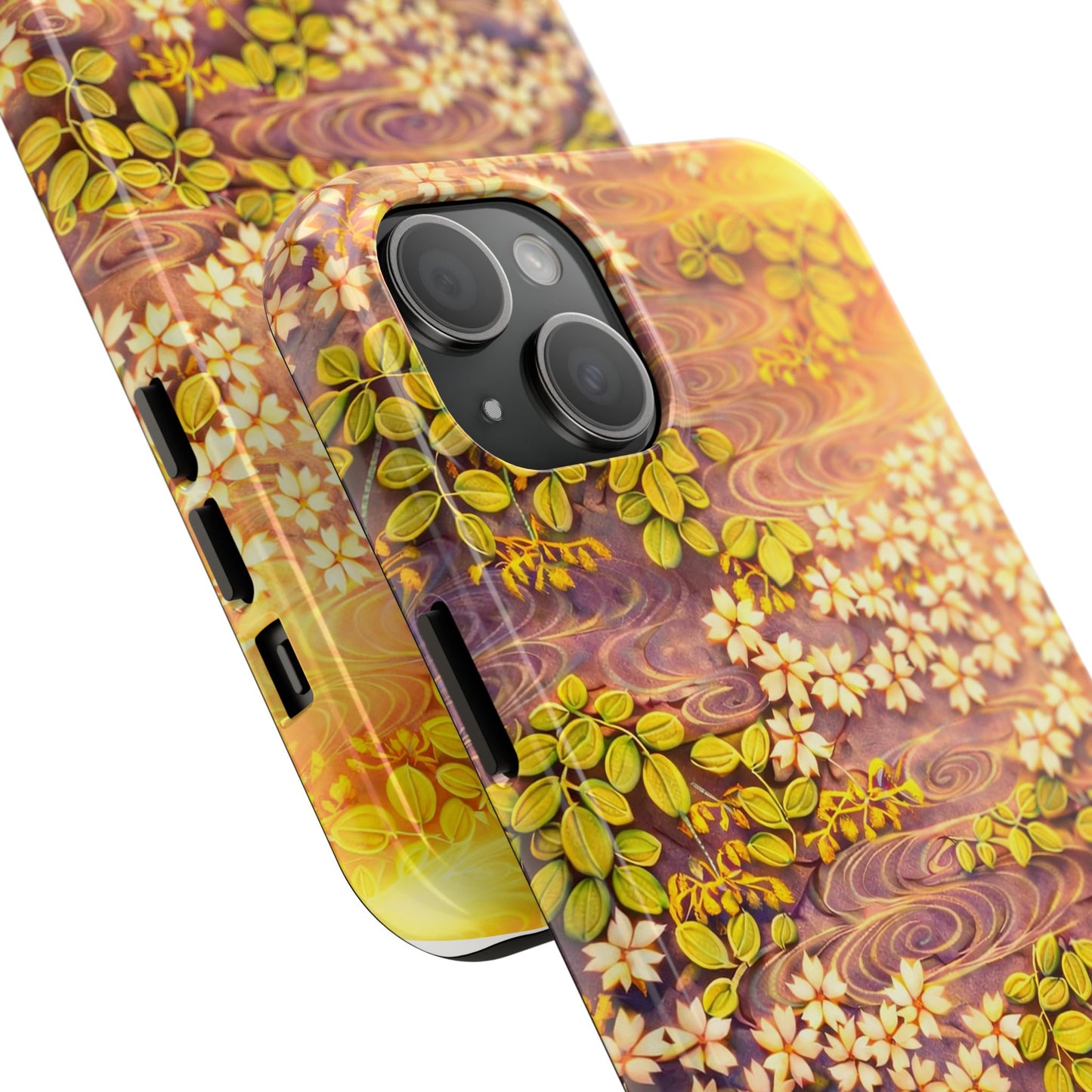 Sakura River Morning Light Phone Case – Japanese Chiyogami Inspired