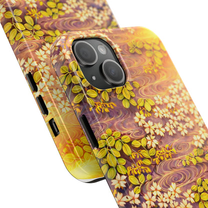 Sakura River Morning Light Phone Case – Japanese Chiyogami Inspired