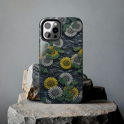 Japanese Dandelion Moonlight Tough Phone Case | Kamisaka Sekka 1901 | Meiji Era Art