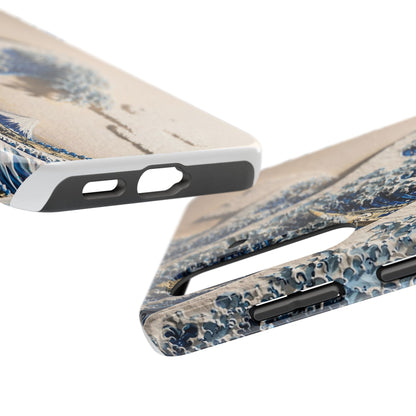 Great Wave 3D Embossed Tough Phone Case – Hokusai Japanese Art