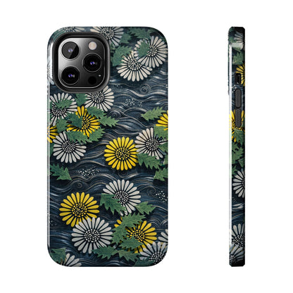 Japanese Dandelion Moonlight Tough Phone Case | Kamisaka Sekka 1901 | Meiji Era Art