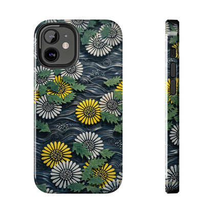 Japanese Dandelion Moonlight Tough Phone Case | Kamisaka Sekka 1901 | Meiji Era Art