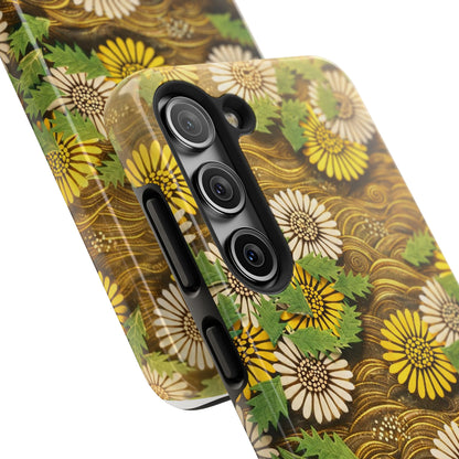 Japanese Dandelion Morning Glow Tough Phone Case | Kamisaka Sekka 1901 | Meiji Era Art