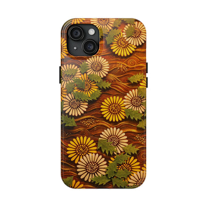 Japanese Dandelion Sunset Glow Tough Phone Case | Kamisaka Sekka 1901 | Meiji Era Art