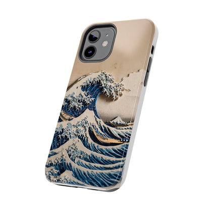 Japanese Great Wave Phone Case | Hokusai Katsushika 3D Art | Edo Era Masterpiece | Fuji Mountain