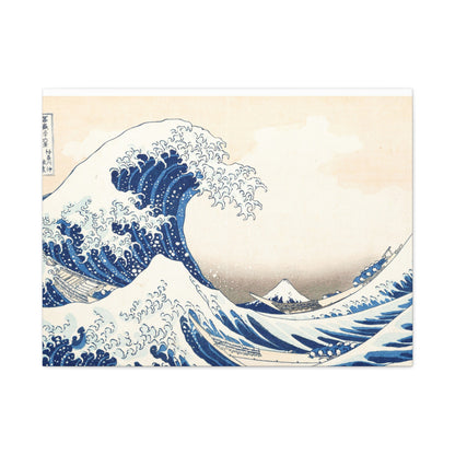 Great Wave off Kanagawa Canvas Print - Hokusai Japanese Ukiyo-e Wall Art