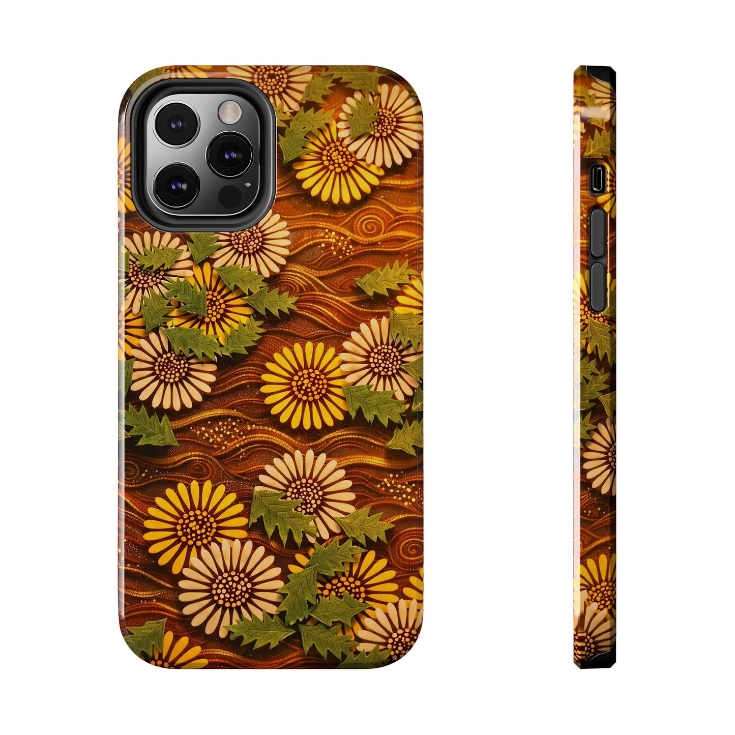 Japanese Dandelion Sunset Glow Tough Phone Case | Kamisaka Sekka 1901 | Meiji Era Art