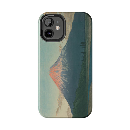 Red Fuji Japanese Ukiyo-e Phone Case - Hokusai Mount Fuji Art Cover