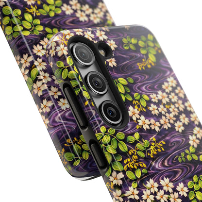 Sakura River Phone Case – Japanese Chiyogami Inspired Design