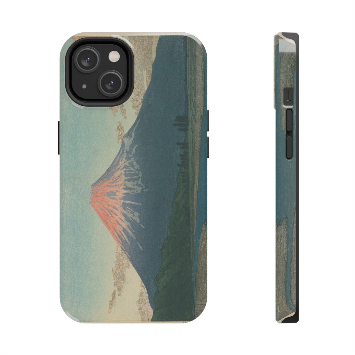 Red Fuji Japanese Ukiyo-e Phone Case - Hokusai Mount Fuji Art Cover