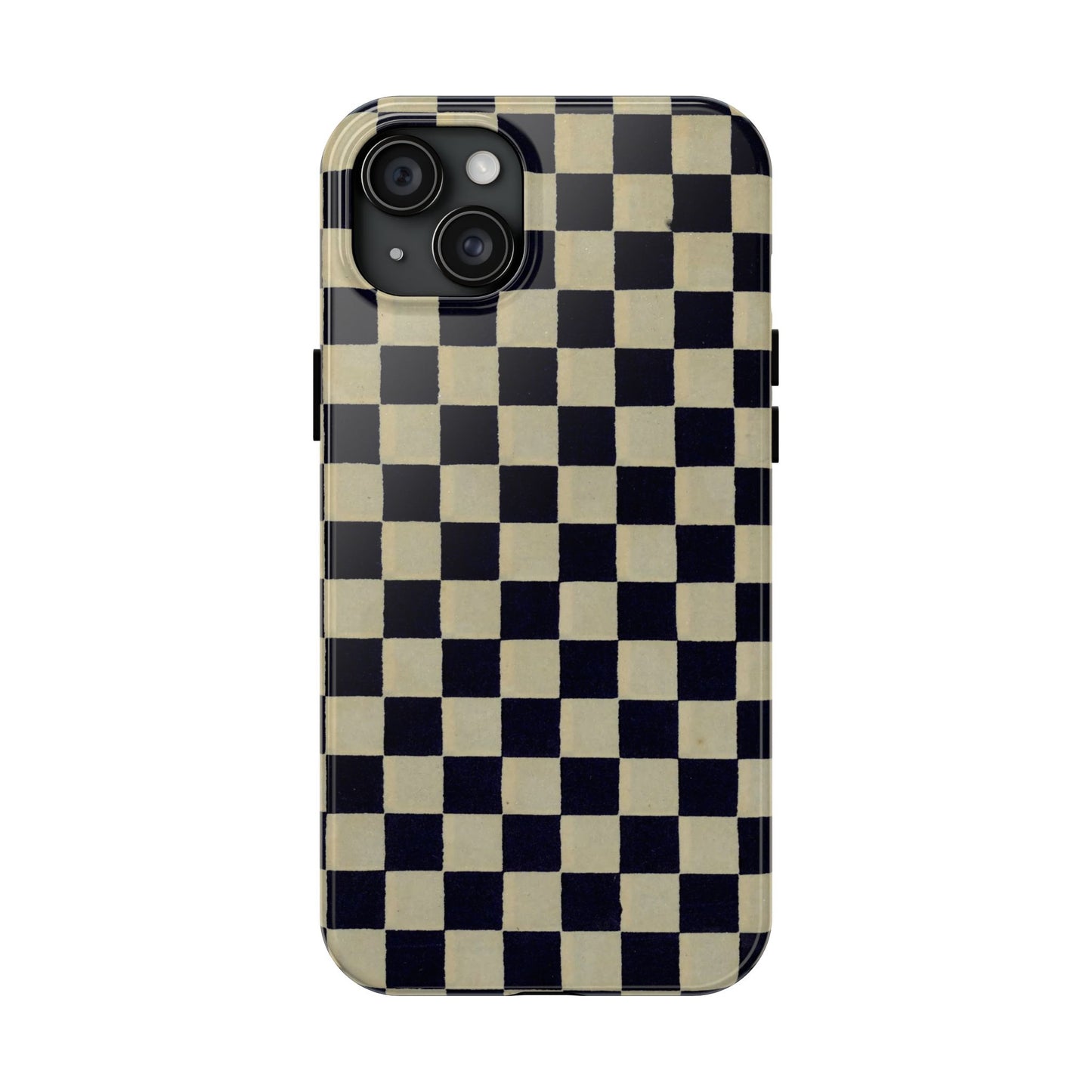 Ichimatsu Check Phone Case | Japanese Chiyogami Art | Taisho Modern Design 1926
