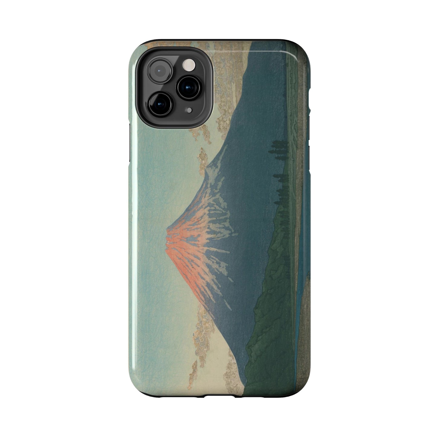 Red Fuji Japanese Ukiyo-e Phone Case - Hokusai Mount Fuji Art Cover