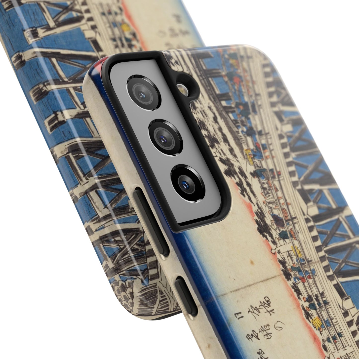 浮世絵ブリッジ・ミニマルスマホケース Ukiyo-e Bridge Minimalist Phone Case