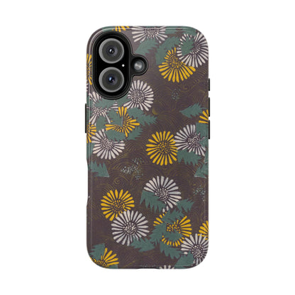 Japanese Dandelion Phone Case | Kamisaka Sekka Zuanbyakushu 1901 | Meiji Era Floral Art