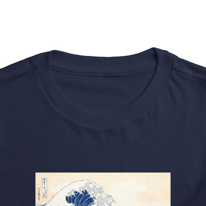 Great Wave off Kanagawa Toddler T-Shirt - Hokusai Japanese Art Kids Tee