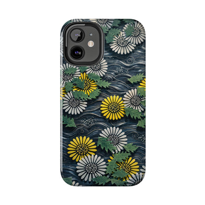 Japanese Dandelion Moonlight Tough Phone Case | Kamisaka Sekka 1901 | Meiji Era Art