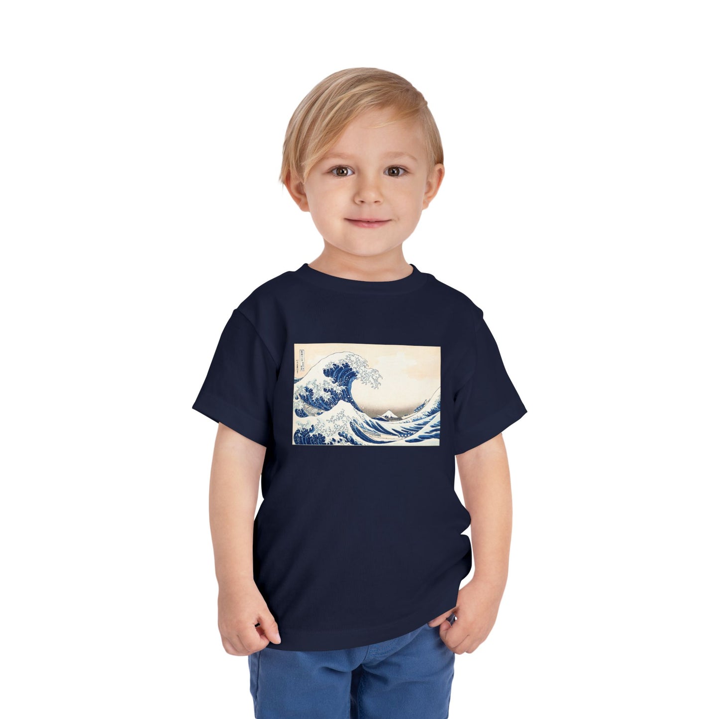 Great Wave off Kanagawa Toddler T-Shirt - Hokusai Japanese Art Kids Tee