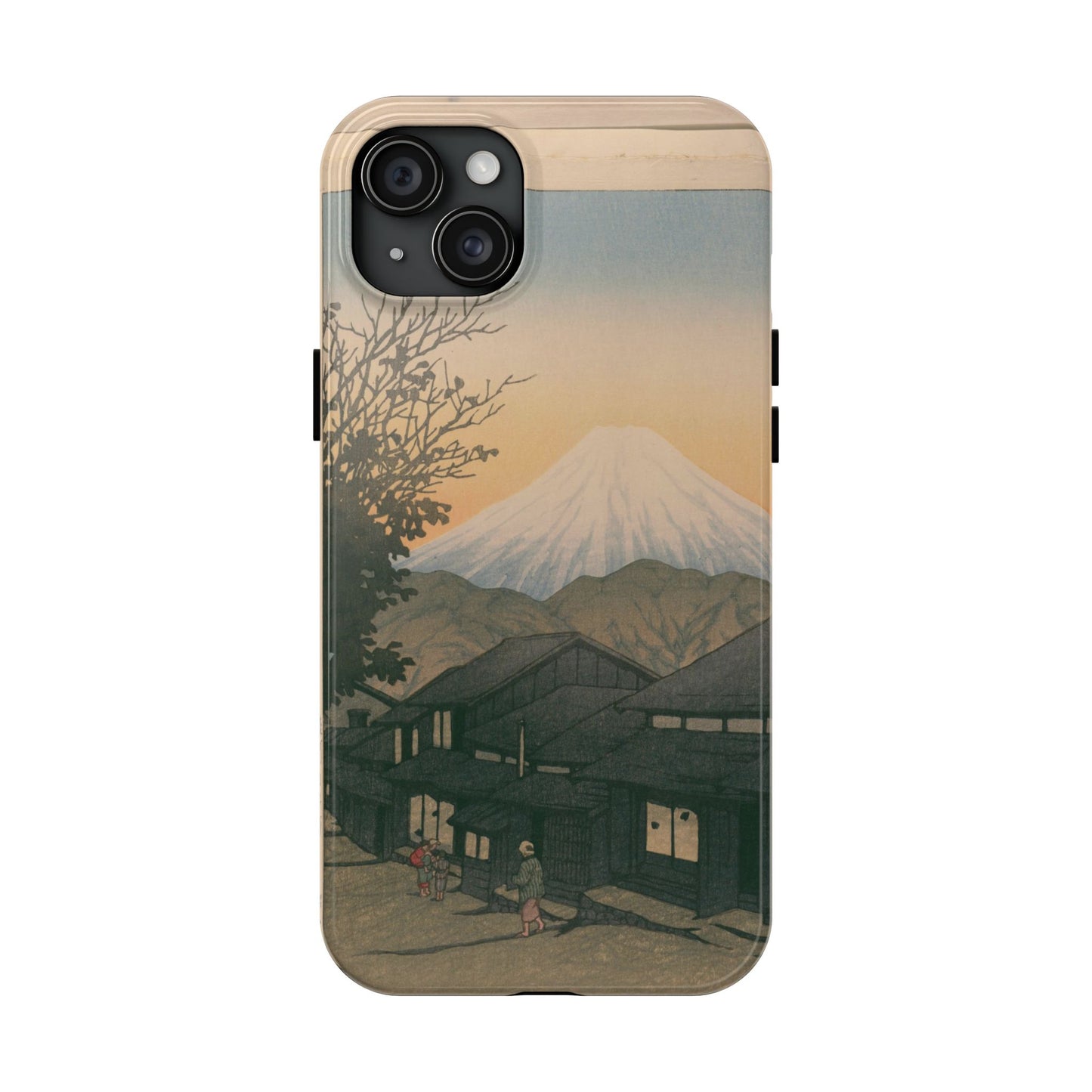 Kawase Hasui "Yuicho Village & Mount Fuji" Phone Case | 1935 Japanese Woodblock Art | Shin-Hanga