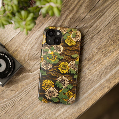 Japanese Dandelion Tough Phone Case | Kamisaka Sekka Zuanbyakushu 1901 | Meiji Era Art