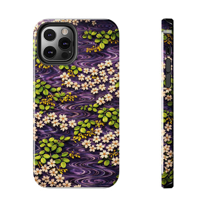 Sakura River Phone Case – Japanese Chiyogami Inspired Design