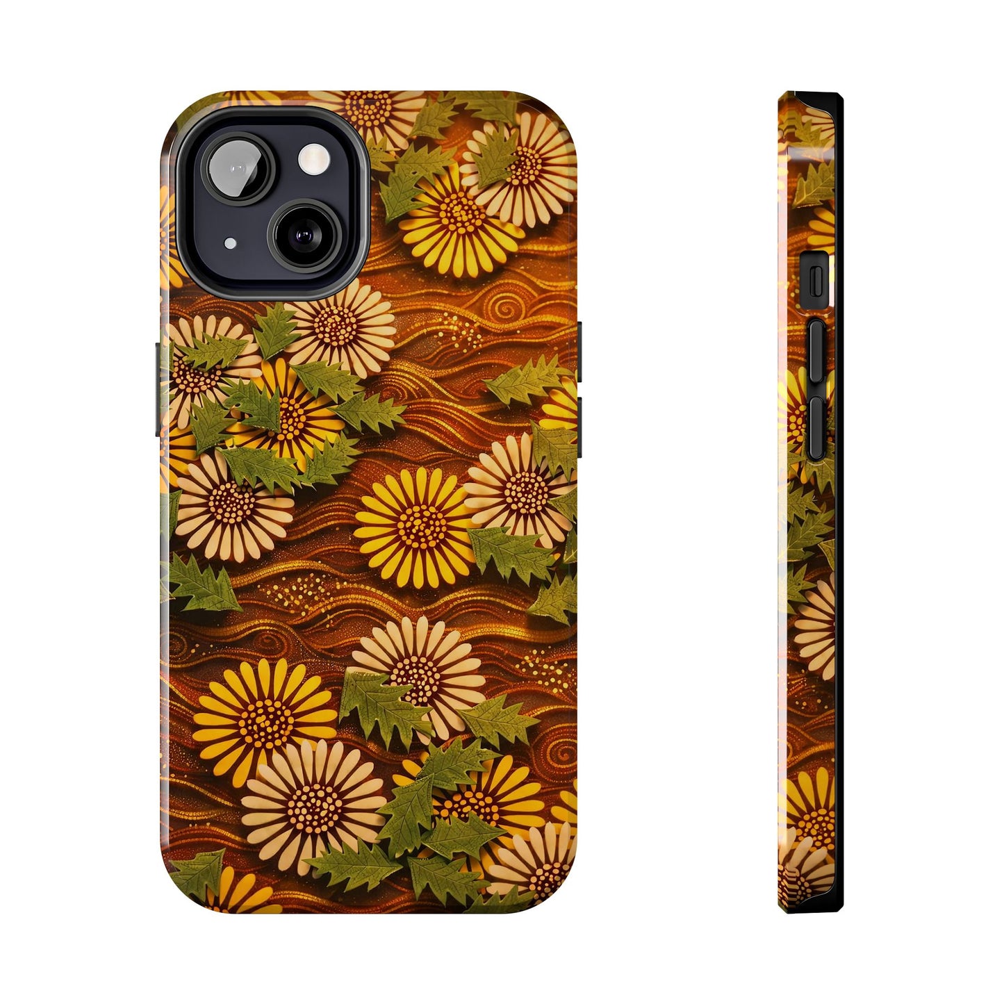 Japanese Dandelion Sunset Glow Tough Phone Case | Kamisaka Sekka 1901 | Meiji Era Art