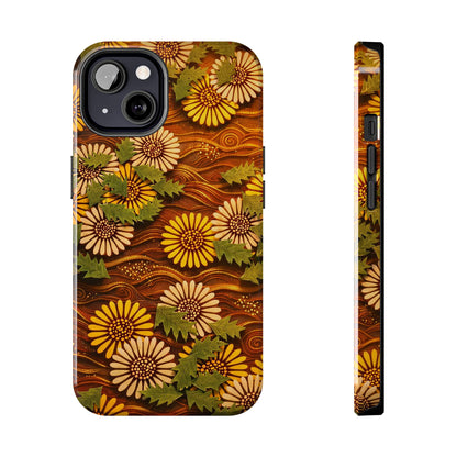 Japanese Dandelion Sunset Glow Tough Phone Case | Kamisaka Sekka 1901 | Meiji Era Art