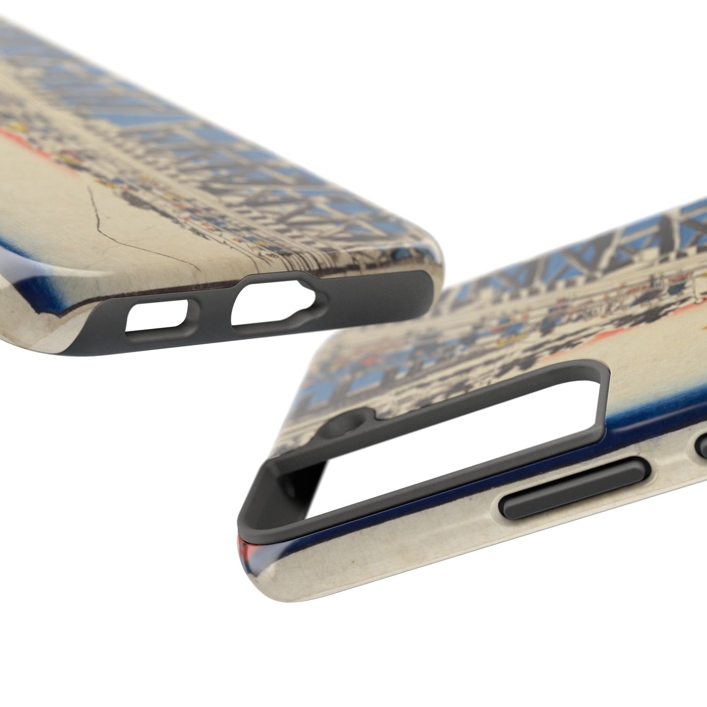 浮世絵ブリッジ・ミニマルスマホケース Ukiyo-e Bridge Minimalist Phone Case