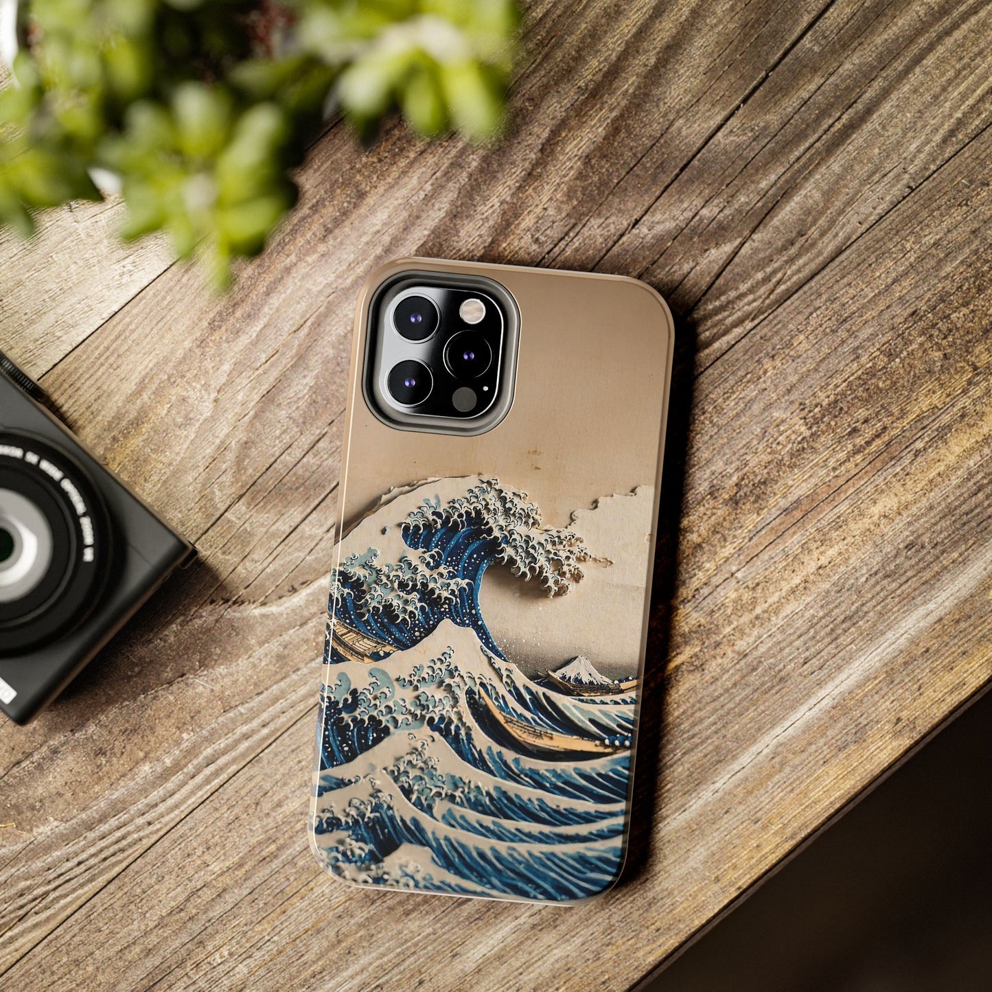 Japanese Great Wave Phone Case | Hokusai Katsushika 3D Art | Edo Era Masterpiece | Fuji Mountain