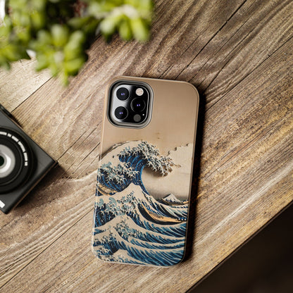 Japanese Great Wave Phone Case | Hokusai Katsushika 3D Art | Edo Era Masterpiece | Fuji Mountain