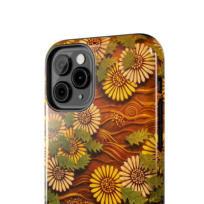Japanese Dandelion Sunset Glow Tough Phone Case | Kamisaka Sekka 1901 | Meiji Era Art