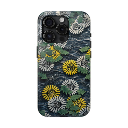 Japanese Dandelion Moonlight Tough Phone Case | Kamisaka Sekka 1901 | Meiji Era Art
