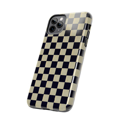 Ichimatsu Check Phone Case | Japanese Chiyogami Art | Taisho Modern Design 1926