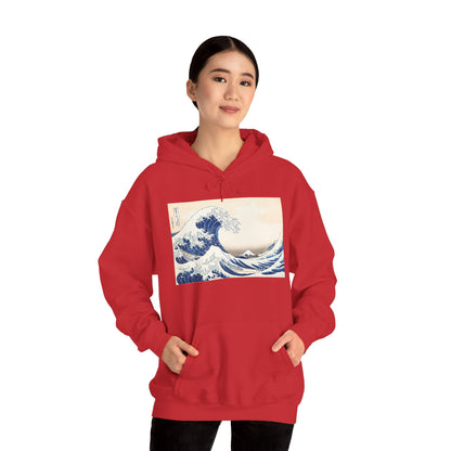 Great Wave off Kanagawa Hoodie - Hokusai Japanese Ukiyo-e Unisex Sweatshirt