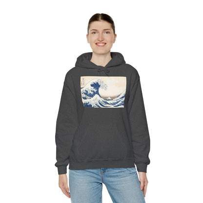 Great Wave off Kanagawa Hoodie - Hokusai Japanese Ukiyo-e Unisex Sweatshirt