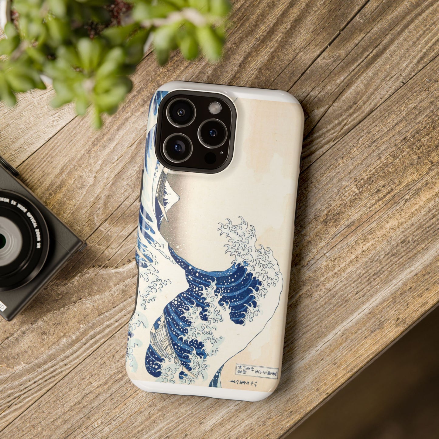Hokusai "The Great Wave" Shockproof Phone Case | Edo Era Japanese Ukiyo-e Art | Dual Layer Protection