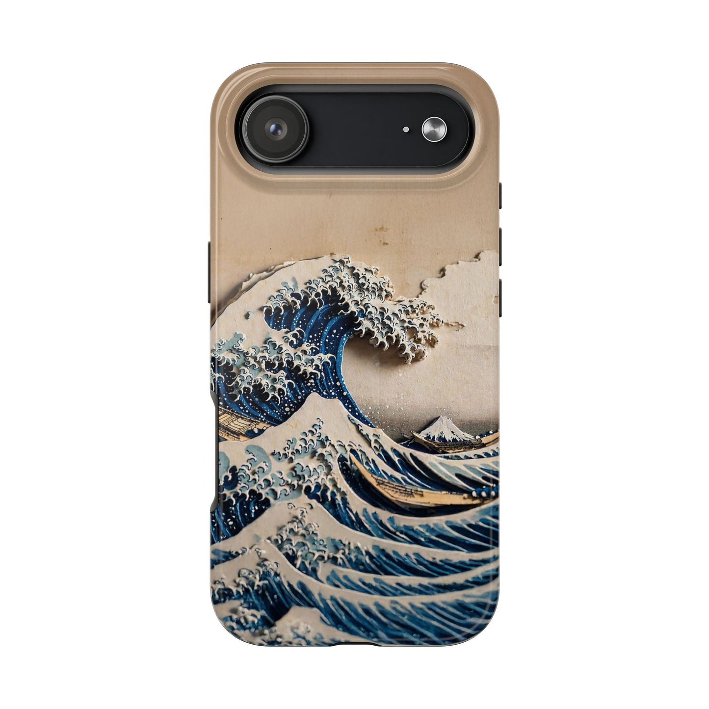 Japanese Great Wave Phone Case | Hokusai Katsushika 3D Art | Edo Era Masterpiece | Fuji Mountain