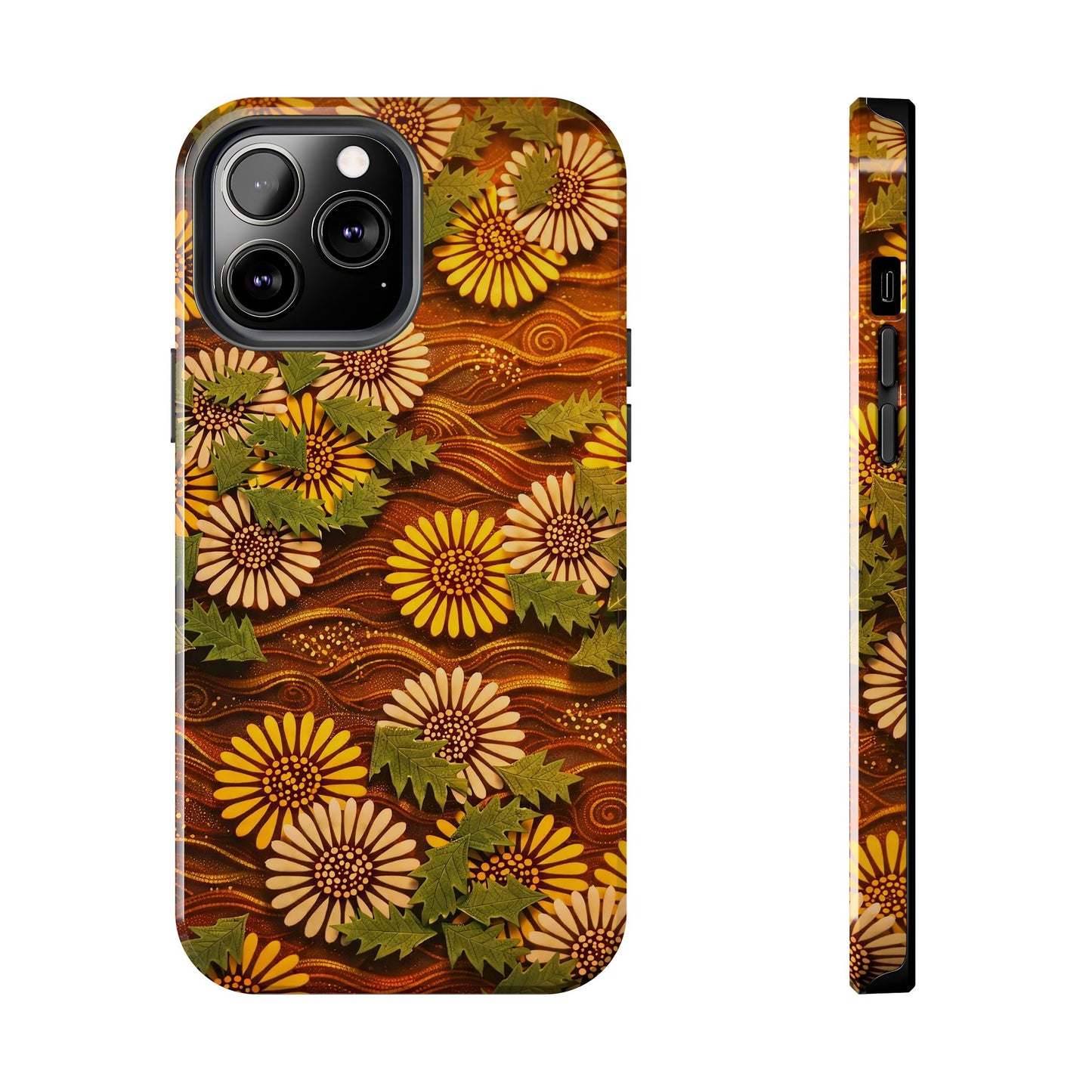 Japanese Dandelion Sunset Glow Tough Phone Case | Kamisaka Sekka 1901 | Meiji Era Art