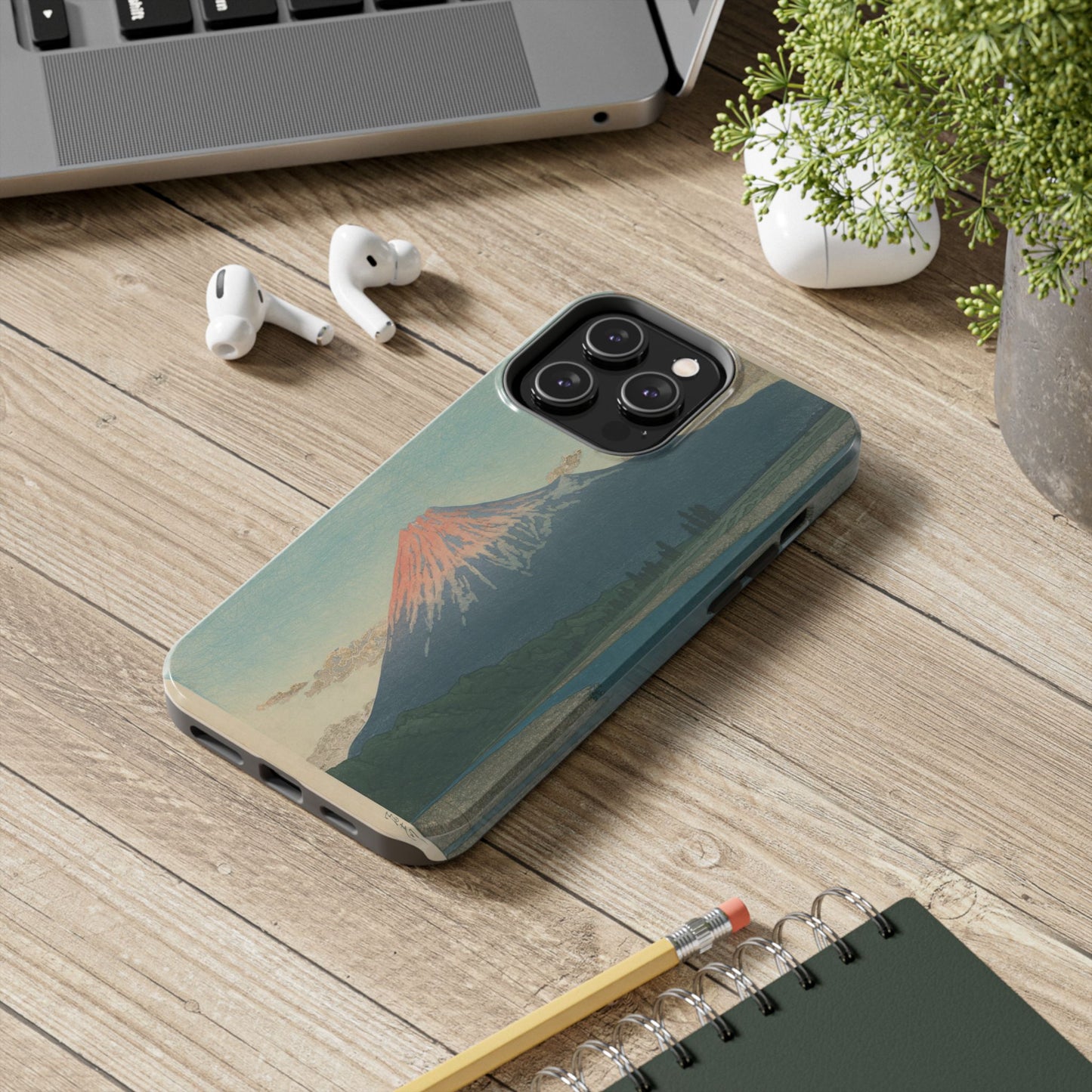 Red Fuji Japanese Ukiyo-e Phone Case - Hokusai Mount Fuji Art Cover