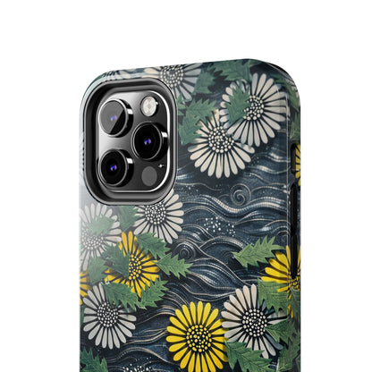 Japanese Dandelion Moonlight Tough Phone Case | Kamisaka Sekka 1901 | Meiji Era Art