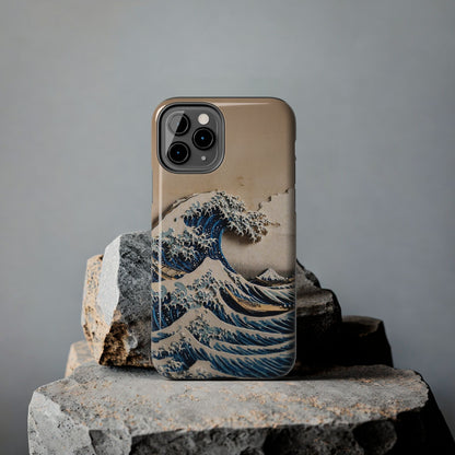 Japanese Great Wave Phone Case | Hokusai Katsushika 3D Art | Edo Era Masterpiece | Fuji Mountain
