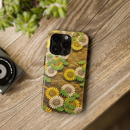 Japanese Dandelion Morning Glow Tough Phone Case | Kamisaka Sekka 1901 | Meiji Era Art