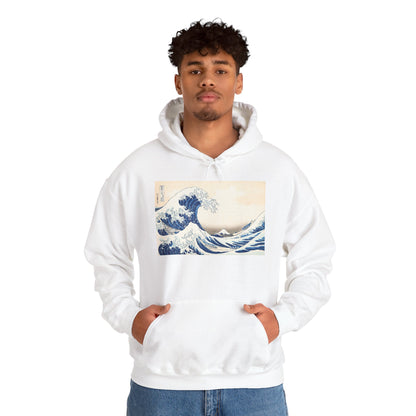 Great Wave off Kanagawa Hoodie - Hokusai Japanese Ukiyo-e Unisex Sweatshirt