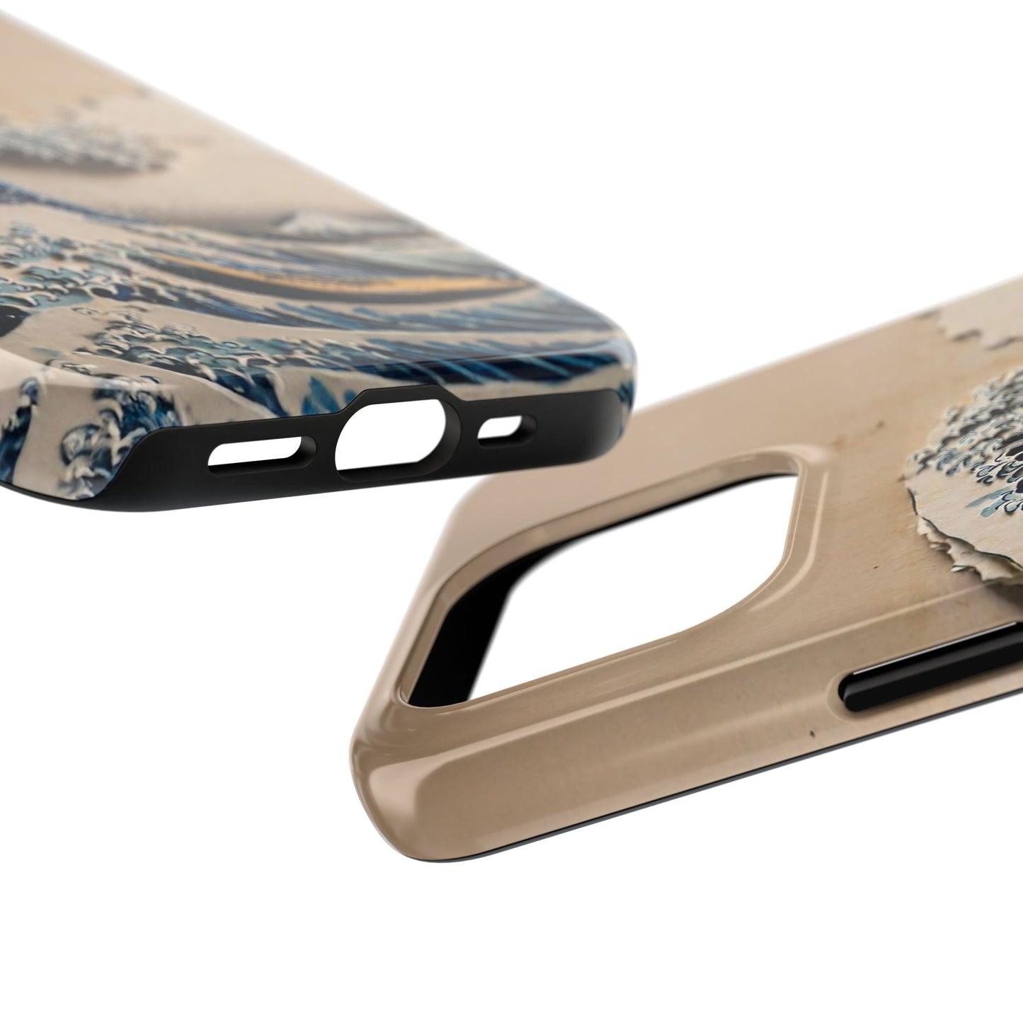 Japanese Great Wave Phone Case | Hokusai Katsushika 3D Art | Edo Era Masterpiece | Fuji Mountain